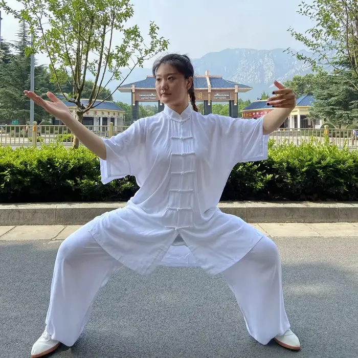 Uniforme Taichi coton CLYFAN - Costume Wushu Kungfu adulte enfant pour pêche Taiji