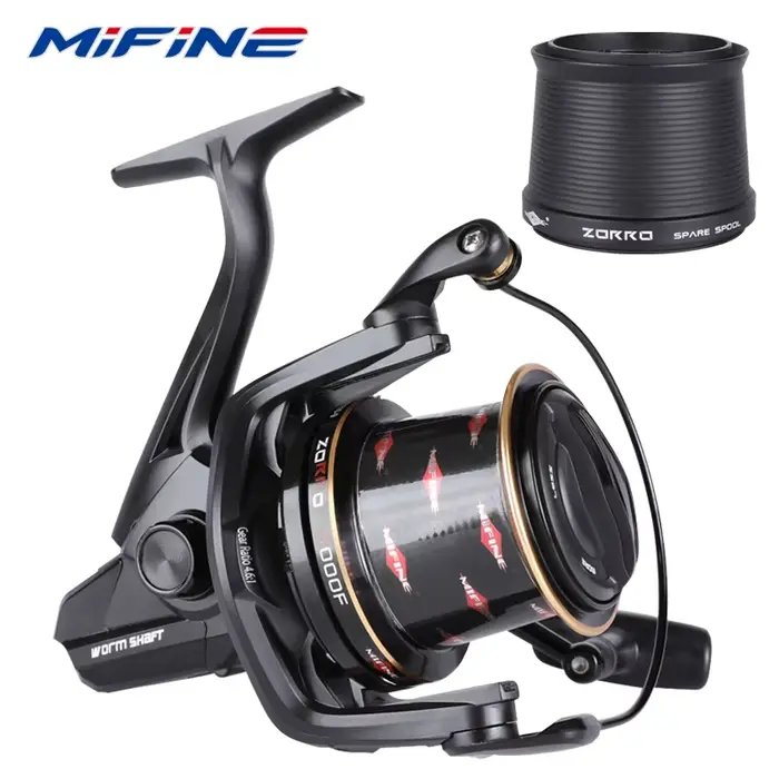 Moulinet carpe MIFINE ZORRO spinning 8000-10000 série mer frein 18KG métal professionnel 6+1BB