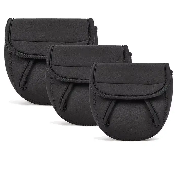 Housse néoprène moulinet pêche spinning étanche protection roue stockage taille S/M/L