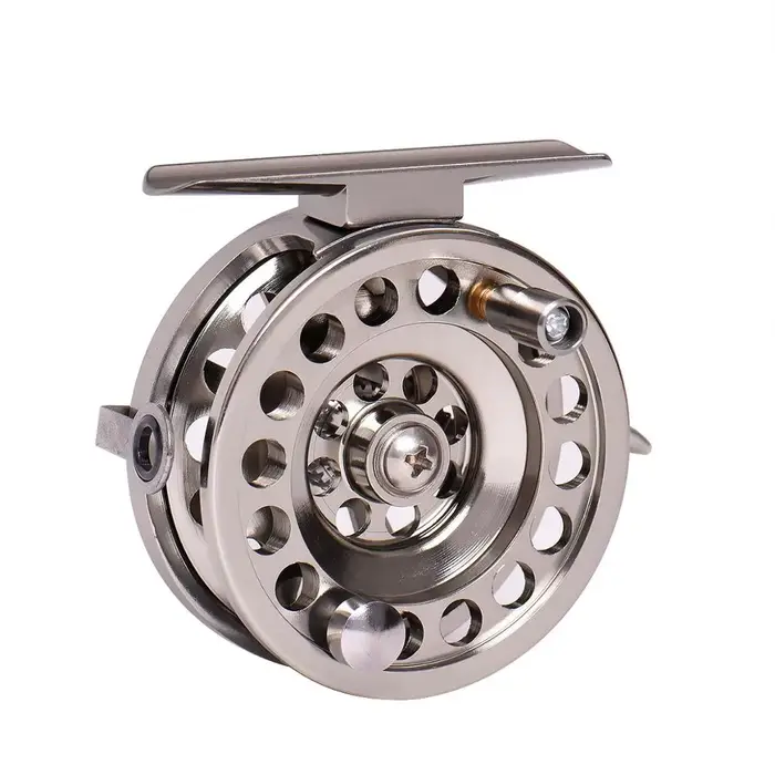 Moulinet fly fishing métal aluminium alliage pour lac eau salée - Tambour 1:1 pêche hiver glace