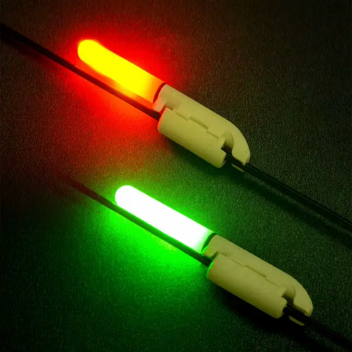 Canne électronique lumineuse USB rechargeable - Pêche nocturne étanche avec batterie lithium