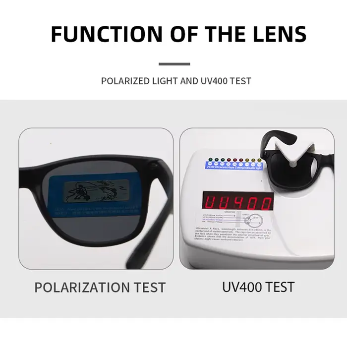 Lunettes de pêche polarisées classiques UV400 pour hommes conduite randonnée protection solaire optimale