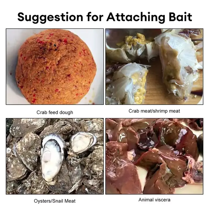 Piège à poissons et crabes automatique en acier pour pêche en mer et eau salée