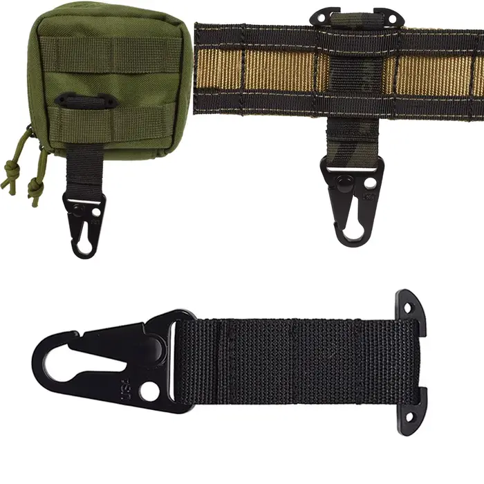 Mousqueton tactique crochet accroche MOLLE pour ceinture pêche équipement outdoor accessoires